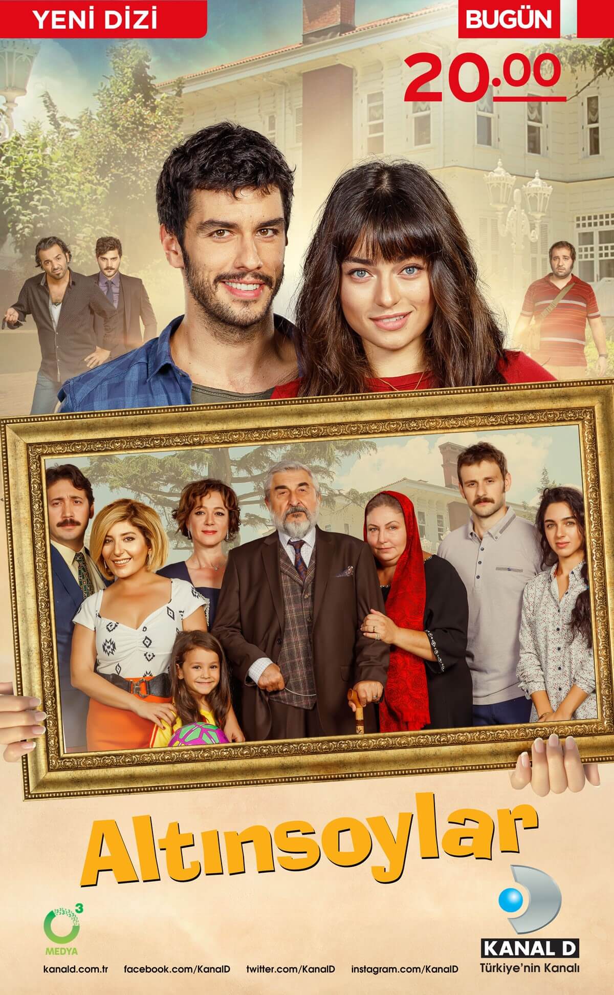 Постер турецкого сериала Семья Алтынсой